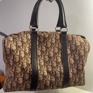 Dior Vintage Trotter Boston Bag With Organizer